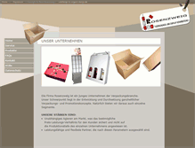 Tablet Screenshot of kreativ-verpackung.de